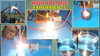 Experiments with High Voltage  High Voltage Show [upl. by Rezal550]