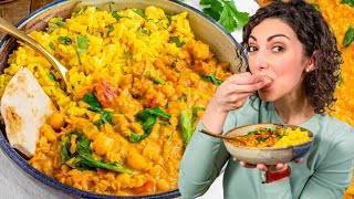 Easy Vegan Red Lentil Curry  Ready In 30 Minutes [upl. by Akinihs461]