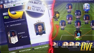 WIR GÖNNEN UNS NEUE PRIME ICONS WIR HOLEN 98 PELE  13 MILLION COINS fifa 18 livestream Fifa beat [upl. by Yessak546]