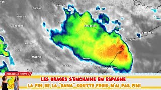 ⛈🌊 🇪🇸  LA REGION DE VALENCE TOUCHER PART DES ORAGES VIOLENT 🌊⛈ [upl. by Sumer]