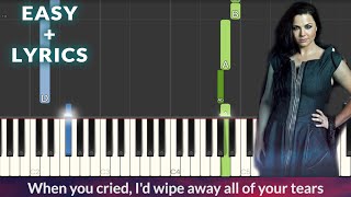 Evanescence  My Immortal EASY Piano Tutorial  Lyrics [upl. by Papke]