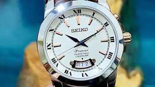 Review Đồng hồ Seiko Premier Perpetual Calendar 6A32  Đồng hồ nhật Quang Lâm [upl. by Bernstein]