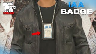 Solo How to Get the IAA Badge On Any Outfit In GTA Online Patch 168 [upl. by Lilybelle784]