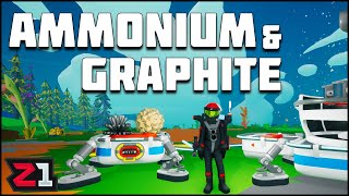 How To Find Ammonium and Graphite Astroneer Tips and Tricks Ep 5  Z1 Gaming [upl. by Haelat]