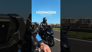 Otobanda Polizei shorts motovlog r25 yamaha r25turkey [upl. by Keligot]