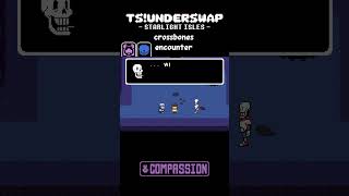 crossbones Encounter  TSUnderSwap  Compassion Route [upl. by Ecirtnuahs]