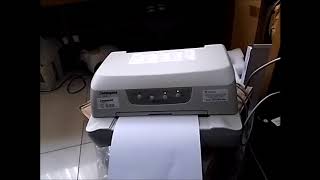 Compuprint SP40 printer test TampD [upl. by Ohcirej]