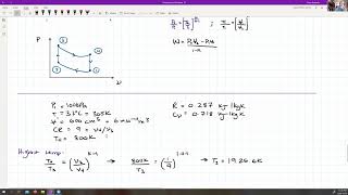 Otto cycle Problem 65 [upl. by Netsryk]