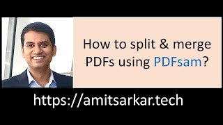 How to split and merge PDFs using PDFsam [upl. by Iturhs]