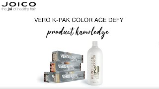 JOICO Vero KPak Age Defy Product Knowledge [upl. by Dorkus]