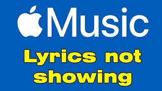 Apple Music lyrics not showing and not working is Apple Music down [upl. by Acimad]