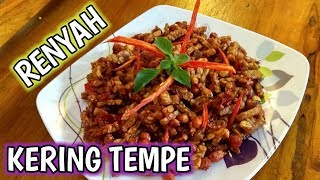 RESEP CARA MEMBUAT KERING TEMPE KACANG YANG RENYAH DAN ENAK [upl. by Scherman]