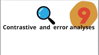 Language transfermistakesError correctionovergeneralizationContrastive and error analysesشرح [upl. by Hakym666]