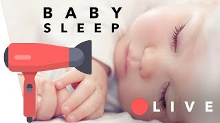 5h  Baby Föngeräusch Einschlafhilfe  vollautomatisch  föhn baby  sleep aid [upl. by Woolley]