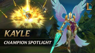 Kayle Champion Spotlight  Gameplay  League of Legends [upl. by Verdi]