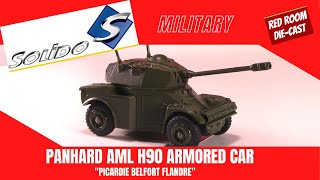 Panhard AML H90 Armoured Car  By Solido  Showcase 143 [upl. by Maclaine]