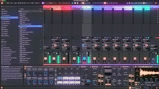 liveview polymeter liquid dnb jam with generative bassline [upl. by Loreen]