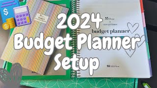 2024 Budget planner setup Januarys Budget HD 1080p [upl. by Ahsimit]