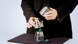 How to Do the Classic Cups amp Balls Trick  Magic Card Flourishes [upl. by Tremaine447]