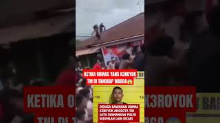 WARGA EMOSI LIAT TNI DISIKAT ORMAS🤣 tniindonesia tnirakyat tnikuat beritaterkini tnicintarakyat [upl. by Enirrok575]