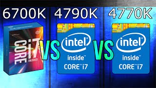 Intel i76700K vs i74790K vs i74770K [upl. by Eimam538]