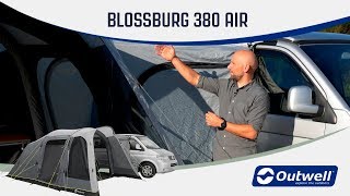 Outwell Blossburg 380 Air  Inflatable Drive Away Awning 2020  Innovative Family Camping [upl. by Aivonas181]