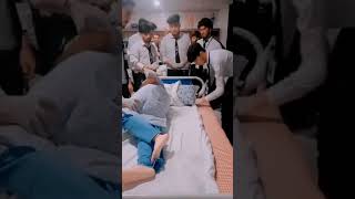 Changing Bed Sheets by Repositioning the Patient [upl. by Kaslik415]