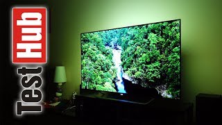 Philips OLED TV 55POS9002 Ambilight Test [upl. by Nessy87]