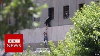 Iran attacks Twelve dead in twin attacks  BBC News [upl. by Nehgaem]