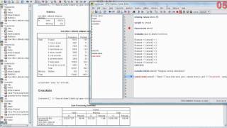 Analyzing the General Social Survey using SPSS 5 [upl. by Anitsirhk]