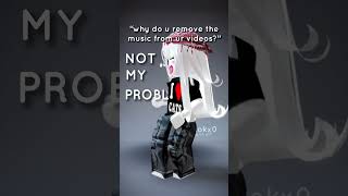 not my problem  shorts roblox robloxedit robloxtrend robloxshorts [upl. by Akenom]