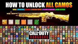 How To Unlock All 206 WEAPON CAMOS in Call of Duty Vanguard [upl. by Etolas]