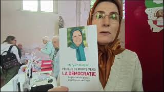 Salon du livre de Hermes 2024  les confidences de Massoumeh Raouf [upl. by Tem]