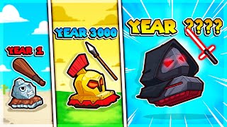 Spent 10000 YEARS Evolving TANKS for FREE [upl. by Coco874]