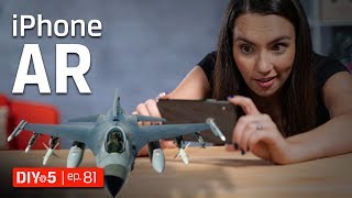 iPhone Tips  iOS Augmented Reality Apps and Games  iPad and iPhone AR  DIY in 5 Ep 81 [upl. by Amsab]