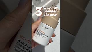 How to use powder cleanser 3 ways cleanser anua skincare101 kbeautyskincare cleansers [upl. by Haymes465]