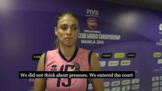 Jovana Stevanovic happy with win over Rexona Sesc Rio [upl. by Ettenan]