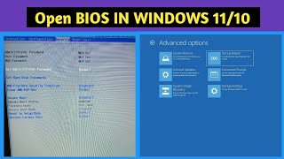 ✅how to open bios in windows 1011 [upl. by Kitty]