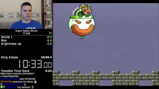 1038 Super Mario World 11 exit orb speedrun [upl. by Perron273]