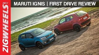 Maruti Suzuki Ignis  Petrol amp Diesel  Manual amp AMT First Drive Review  ZigWheels [upl. by Aynat]