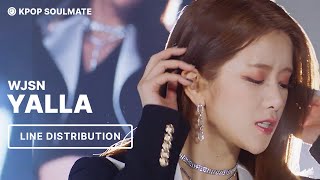 WJSN 우주소녀  YALLA 음 Line Distribution [upl. by Goerke]