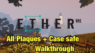 Ether one PS4 Walkthrough All Plaques  Case safe [upl. by Anilak]