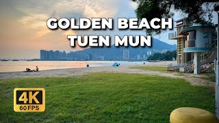 Afternoon Walk in Hong Kong Tuen Mun Park to Golden Beach • 4K60fps [upl. by Atiuqcir]