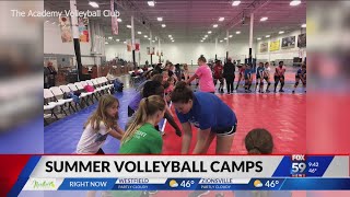 Academy Volleyball Club offers summer volleyball camp [upl. by Vonnie]