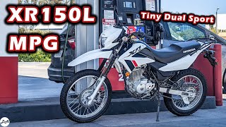 2023 Honda XR150L – MPG Test  DM Commuter Realworld Fuel Economy amp Range with Highway [upl. by Che]