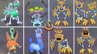 ALL Monsters Ethereal Workshop But Wubbox by 3UF studios and Mammott  My Singing Monsters [upl. by Aknaib]