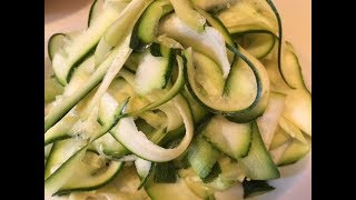 Zoodles  Zucchini Noodles without a Spiralizer [upl. by Alexio]