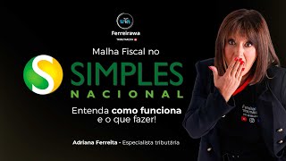 Malha Fiscal no Simples Nacional Entenda como Funciona e o que Fazer  Adriana Ferreira [upl. by Aeresed]