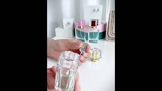 1pc Premium Refillable Perfume Bottle Glass Transparent Empty Spray Bottle [upl. by Yrrag972]