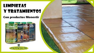 Limpiezas y tratamientos de suelos con Productos MONESTIR [upl. by Caressa]